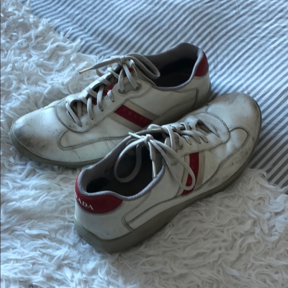 Men’s Prada size 8 Sneakers 9.5 US